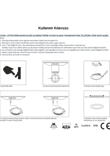 263431 LED Panel Slim Kare Spot 18 W 4000K Ilık Beyaz Işık Siyah Gövde