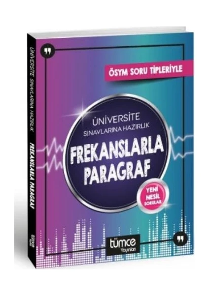 Tümce Yayınları Frekanslarla Paragraf