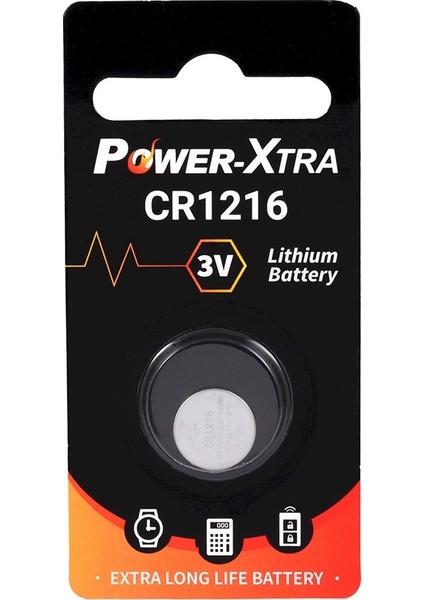 CR1216 Lıthıum Pil 3V Tekli Blister