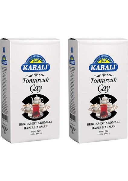 Çay Tomurcuk (Earl Grey) Dökme Çay 1 kg x 2 Adet