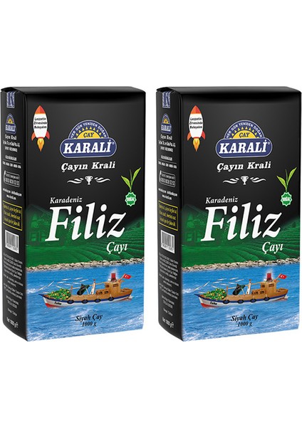 Çay Karadeniz Filiz Dökme Çay 1 kg x 2 Adet