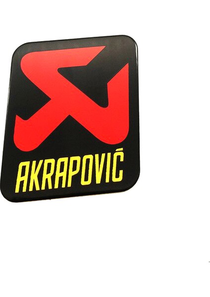 Akrapovic Kare Alüminyum Sticker Yapıştırma