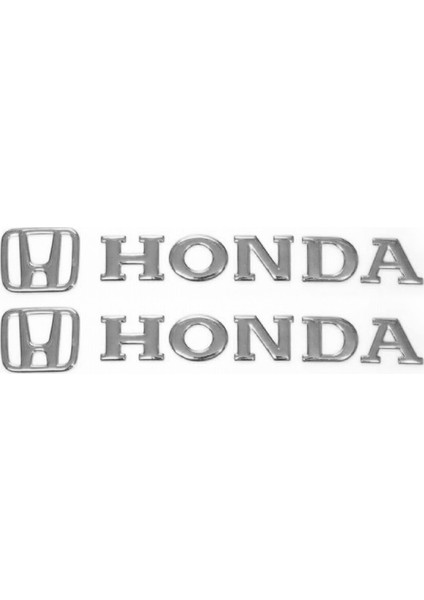 Honda Kabartmalı Sticker Etiket