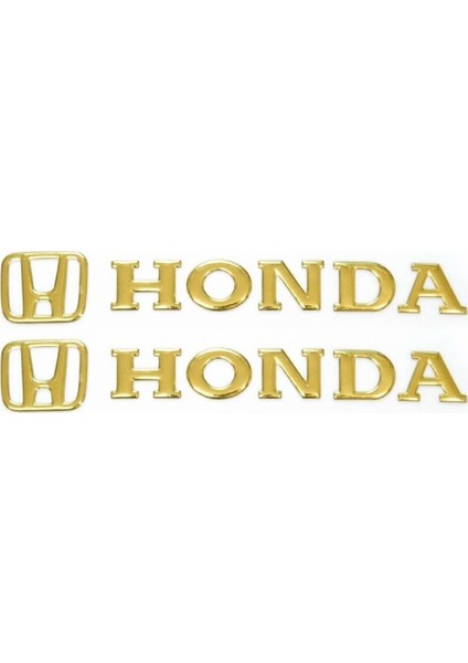 Honda Kabartmalı Sticker Etiket