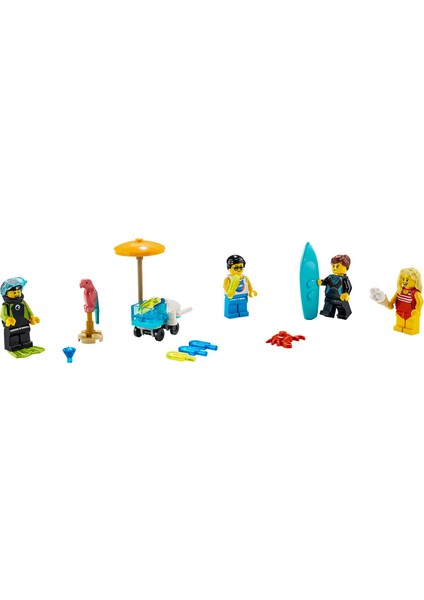 City 40344 Yaz Partisi Minifigür Paketi