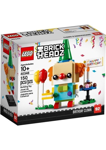 Brickheadz 40348 Doğum Günü Palyaçosu