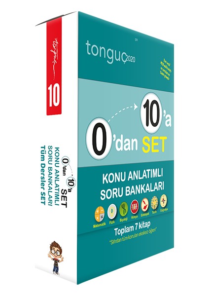 Tonguç Akademi 0'dan 10'a Tüm Dersler Konu Anlatımlı Soru Bankası Seti