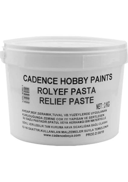 Klasik Rölyef Pasta 3 kg