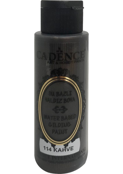 Su Bazlı Yaldız 70 ml. 114 Kahverengi
