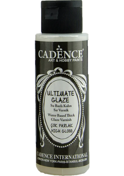 Ultimate Glaze Su Bazlı Sır Vernik 70 ml.