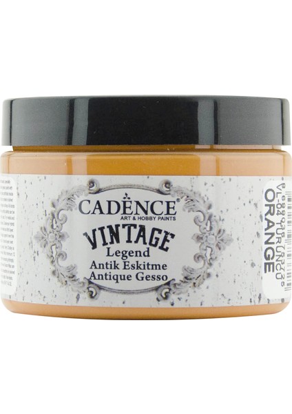 Vintage Legend Antik Eskitme 150 ml. Vl-04 Turuncu