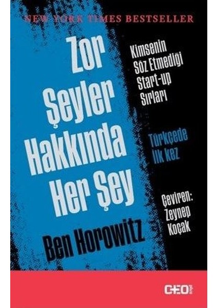 Zor Şeyler Hakkında Her Şey - Ben Horowıtz