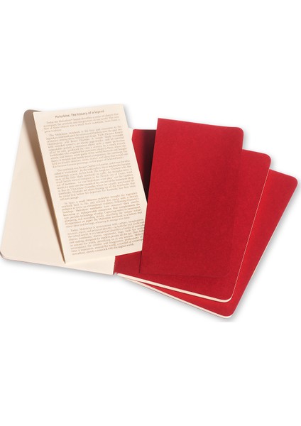 Cahier 3Lü Defter Kırmızı Düz Cep Boy 64Sy Ch113 fırsatları