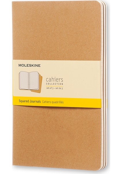 Defter Cahıer 3Lü L Kraft Kar. 80Sy