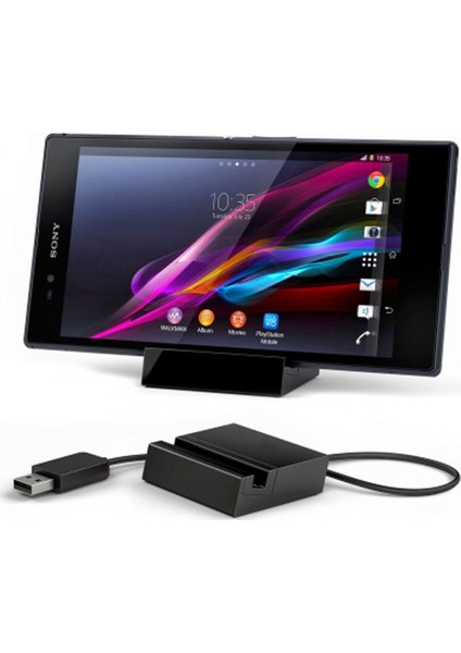 Sony Z3 Manyetik - DK60 Masaüstü Telefon Standı / Dock