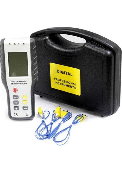 TT-TECHNIC HT-9815 4 Girişli Dijital Termometre