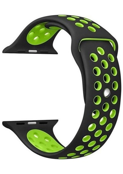 Apple Watch Premium 38-40 mm 2-3-4-5 Uyumlu Spor Delikli Silikon Kordon