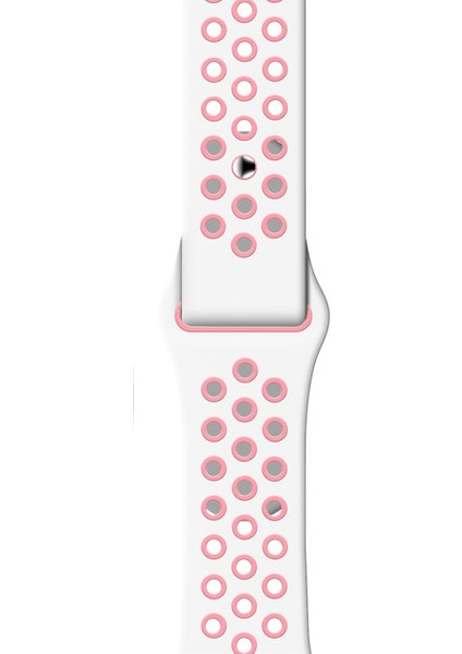 Apple Watch Premium 38-40 mm 2-3-4-5 Uyumlu Spor Delikli Silikon Kordon