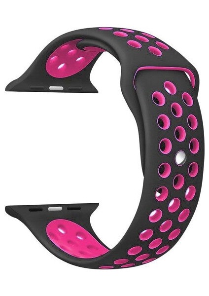 Apple Watch Premium 38-40 mm 2-3-4-5 Uyumlu Spor Delikli Silikon Kordon
