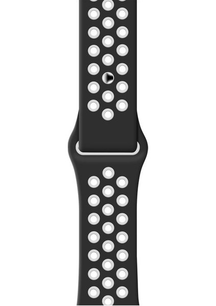 Apple Watch Premium 38-40 mm 2-3-4-5 Uyumlu Spor Delikli Silikon Kordon