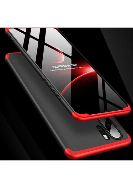 Huawei P30 Pro Kılıf 360 Tam Koruma Ön ve Arka Sert Mika Kapak Orjinal Ays Gkk Kapak