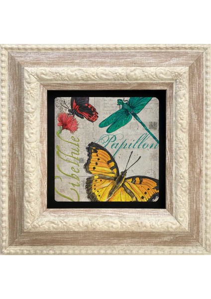 Decor Çerçeveli Taş Duvar Dekoru