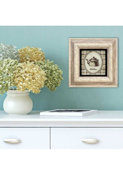 Decor Çerçeveli Taş Duvar Dekoru