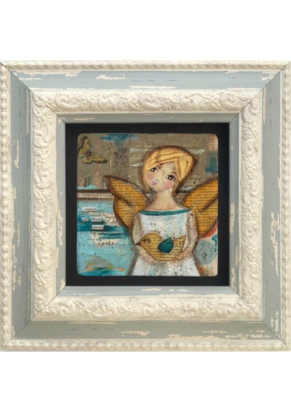 Decor Çerçeveli Taş Duvar Dekoru