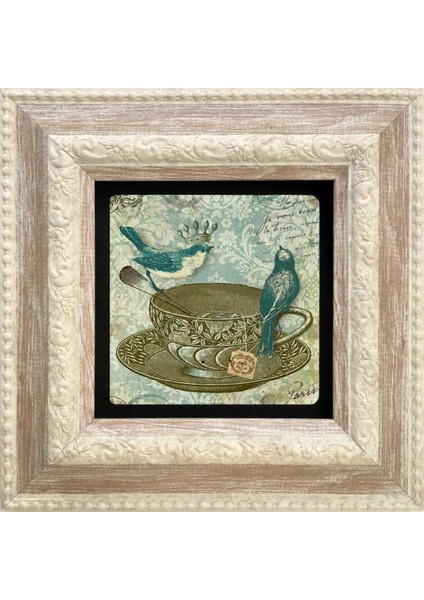 Decor Çerçeveli Taş Duvar Dekoru