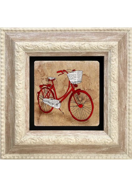 Decor Çerçeveli Taş Duvar Dekoru