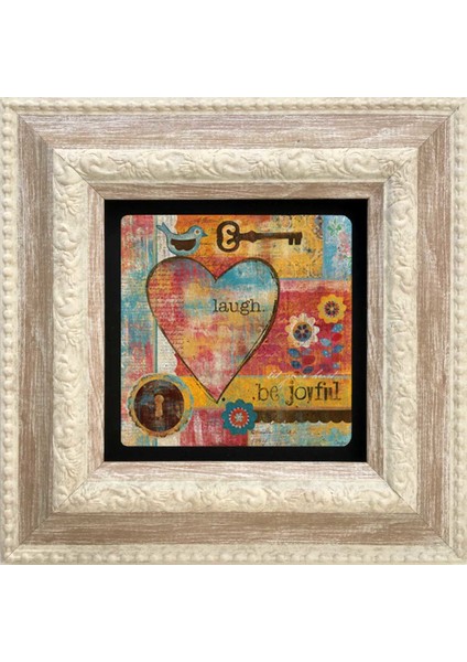 Decor Çerçeveli Taş Duvar Dekoru