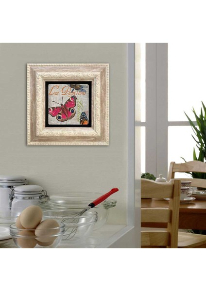 Decor Çerçeveli Taş Duvar Dekoru