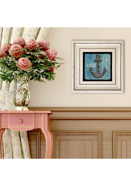 Decor Çerçeveli Taş Duvar Dekoru