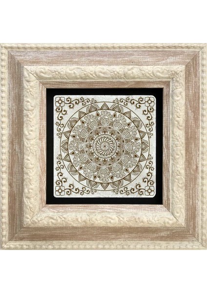 Decor Çerçeveli Taş Duvar Dekoru