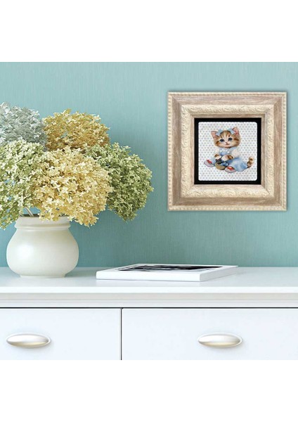 Decor Çerçeveli Taş Duvar Dekoru