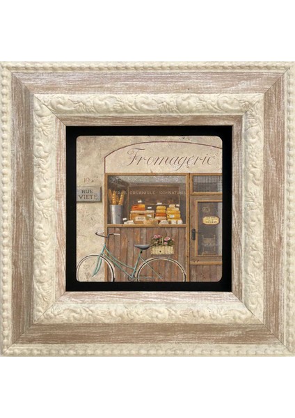 Decor Çerçeveli Taş Duvar Dekoru