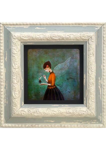 Decor Çerçeveli Taş Duvar Dekoru