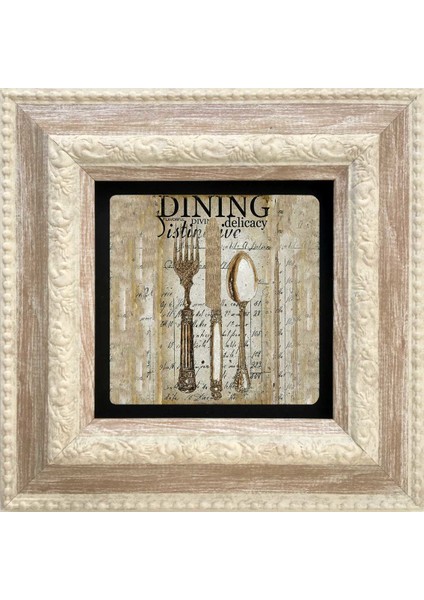 Decor Çerçeveli Taş Duvar Dekoru