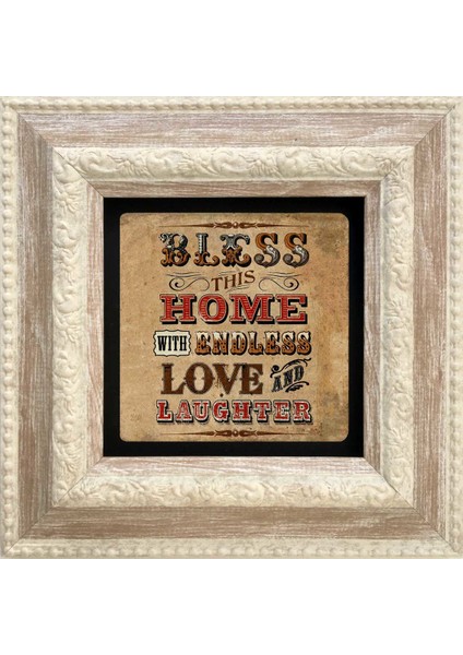 Decor Çerçeveli Taş Duvar Dekoru