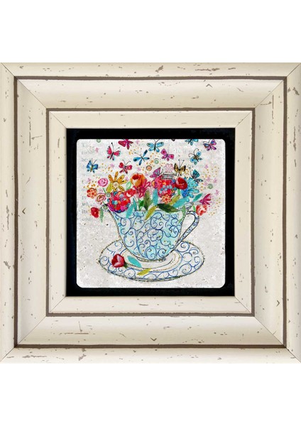 Decor Çerçeveli Taş Duvar Dekoru