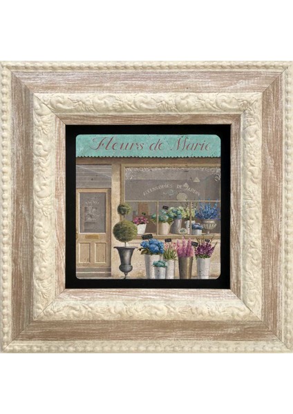 Decor Çerçeveli Taş Duvar Dekoru