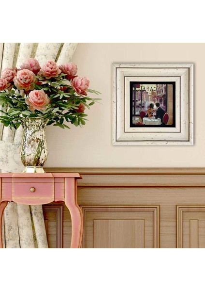 Decor Çerçeveli Taş Duvar Dekoru