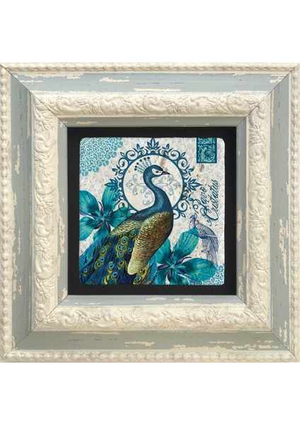 Decor Çerçeveli Taş Duvar Dekoru