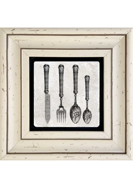 Decor Çerçeveli Taş Duvar Dekoru