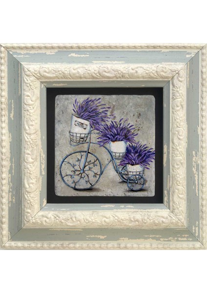 Decor Çerçeveli Taş Duvar Dekoru