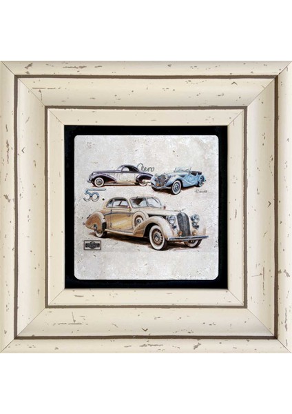 Decor Çerçeveli Taş Duvar Dekoru