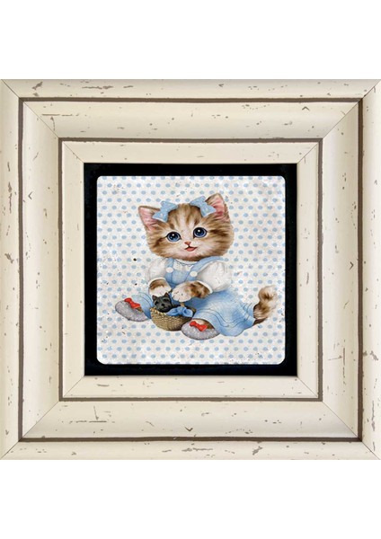 Decor Çerçeveli Taş Duvar Dekoru