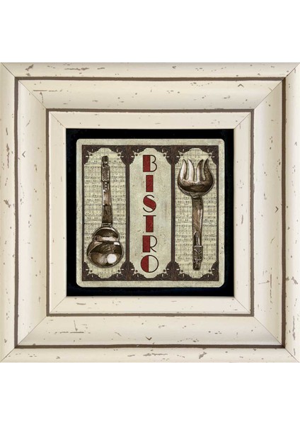 Decor Çerçeveli Taş Duvar Dekoru