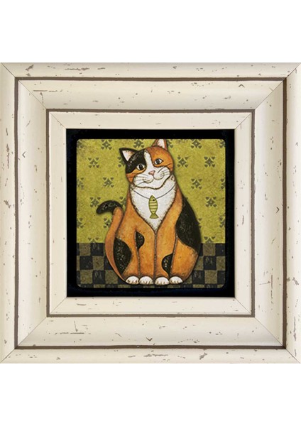 Decor Çerçeveli Taş Duvar Dekoru