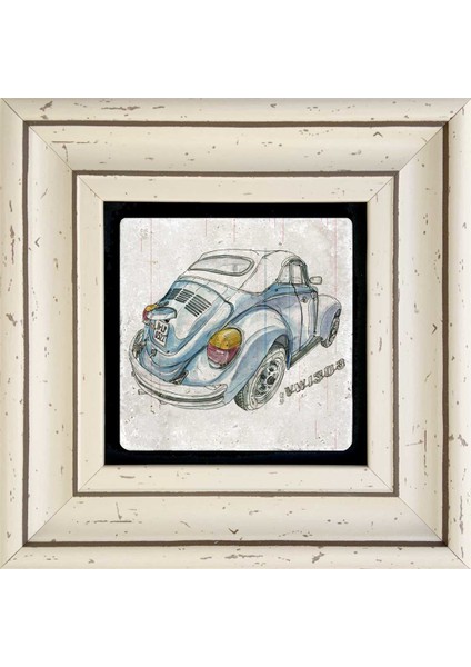 Decor Çerçeveli Taş Duvar Dekoru